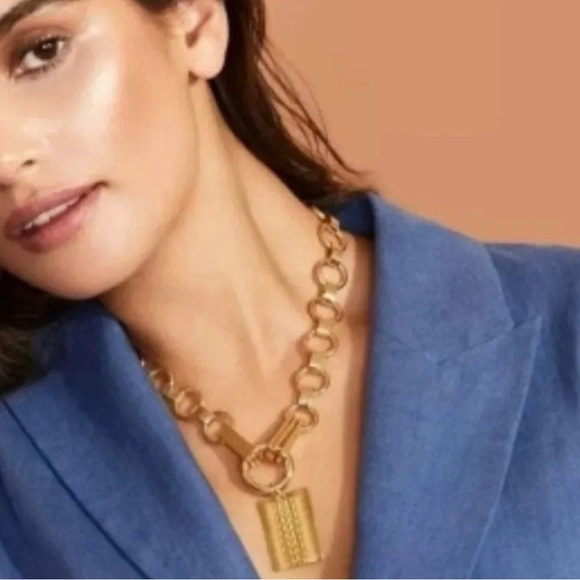 Dannijo Gold Signature Elisa Necklace - Picture 3 of 9